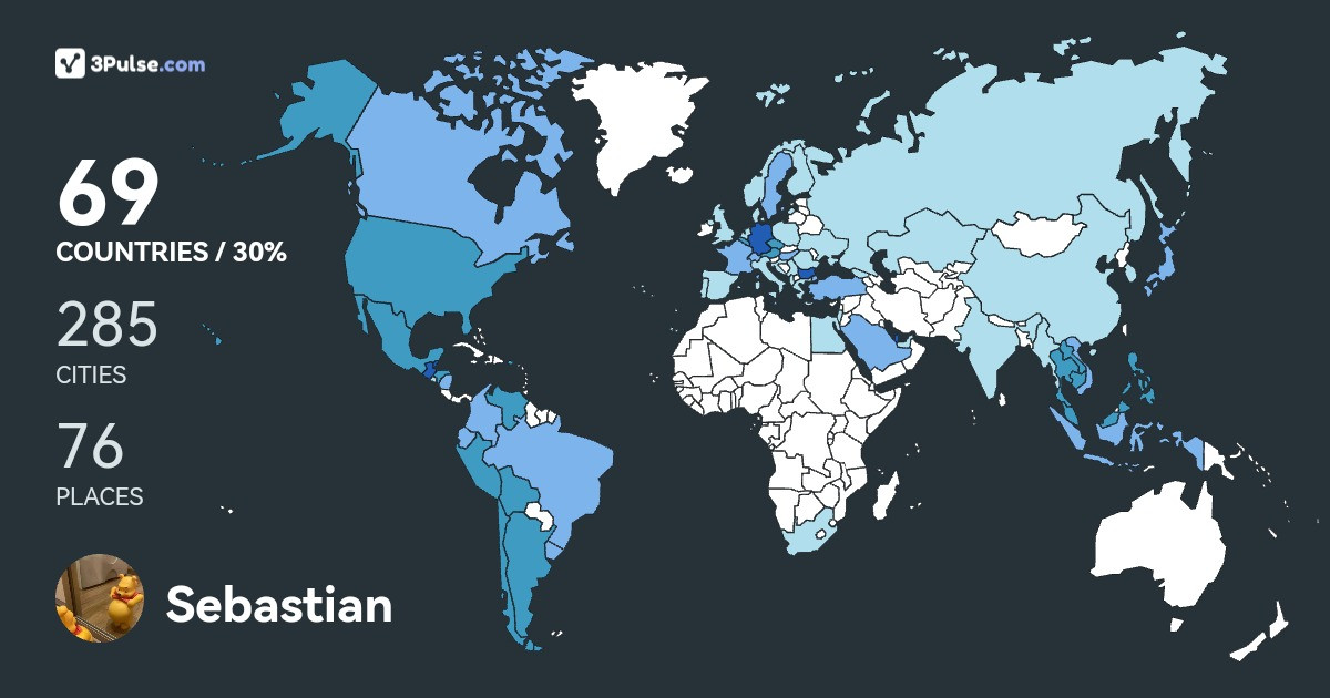Изображение Карты путешествий Sebastian Suchlich