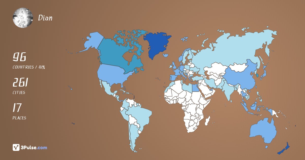Изображение Карты путешествий Dian Dian