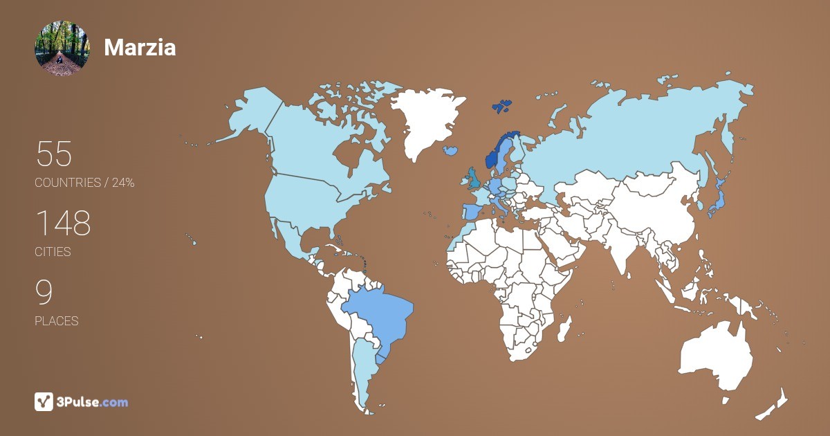 Изображение Карты путешествий Marzia Di-Pietro