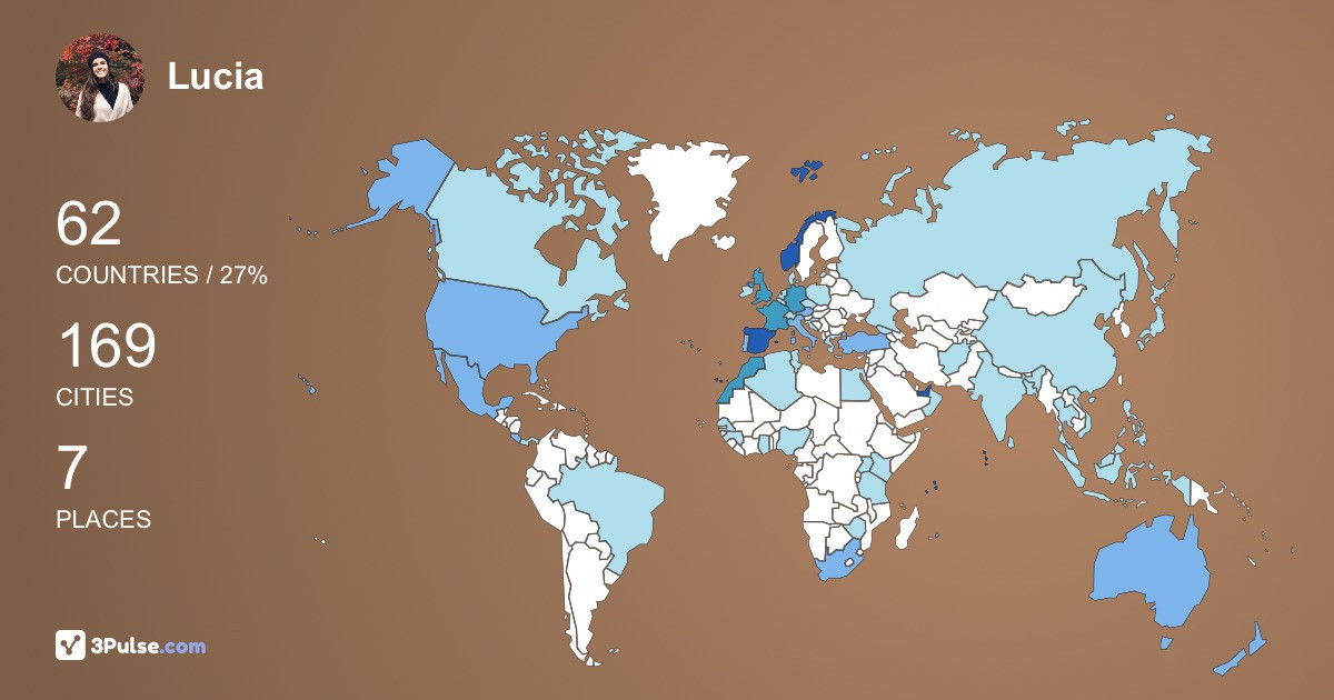 Lucia Nuo-Pascual's Travel Map Image