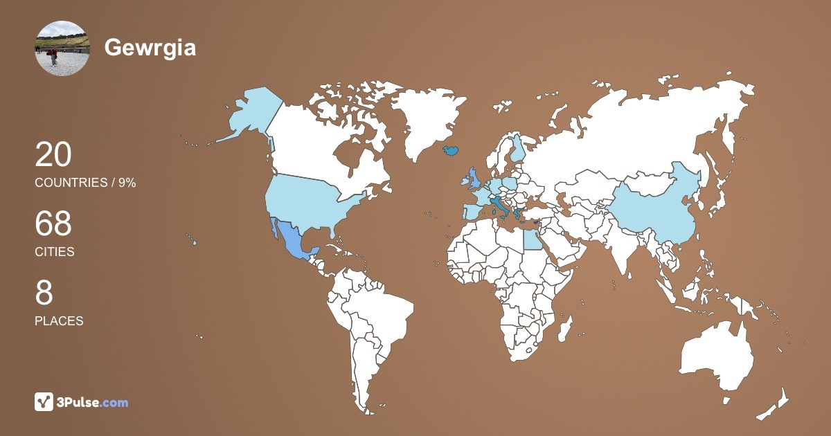 Изображение Карты путешествий Gewrgia Karoulla