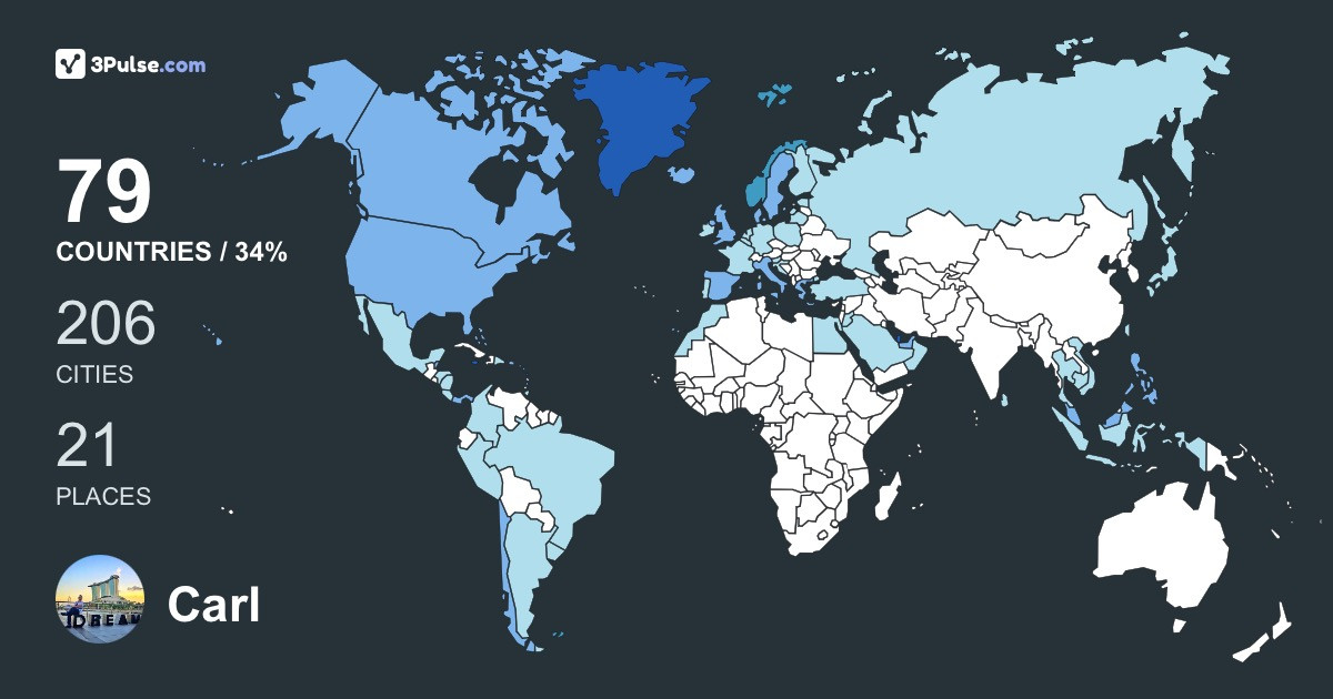 Изображение Карты путешествий Carl Carl