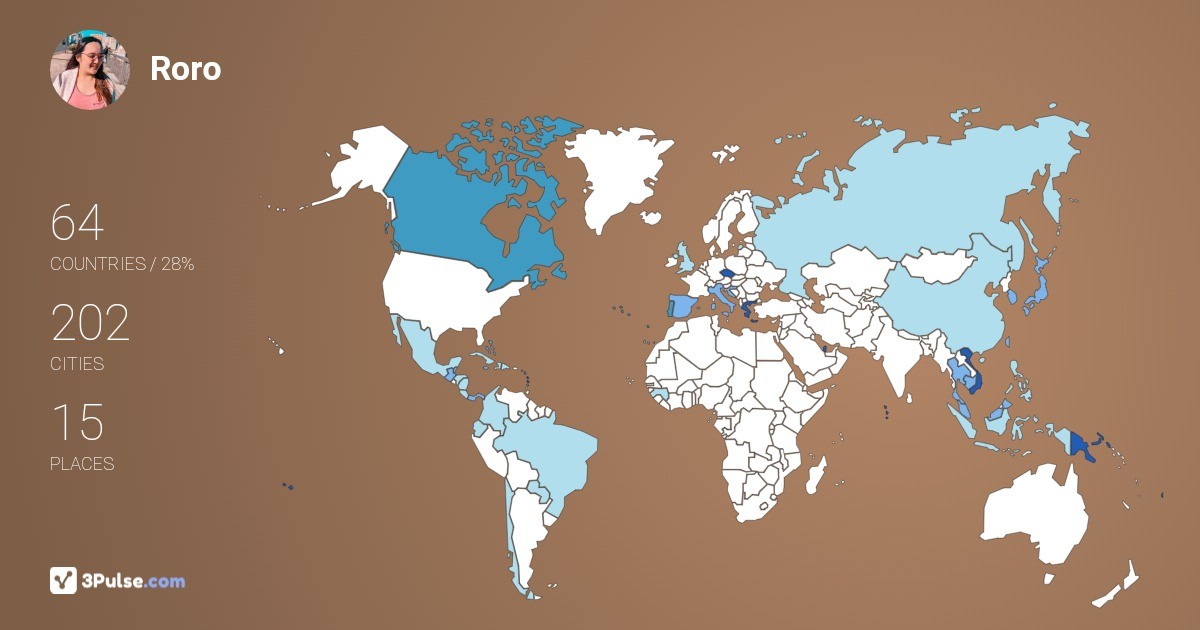 Изображение Карты путешествий Roro Roro