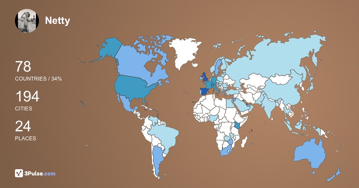 Изображение Карты путешествий Netty Sayers