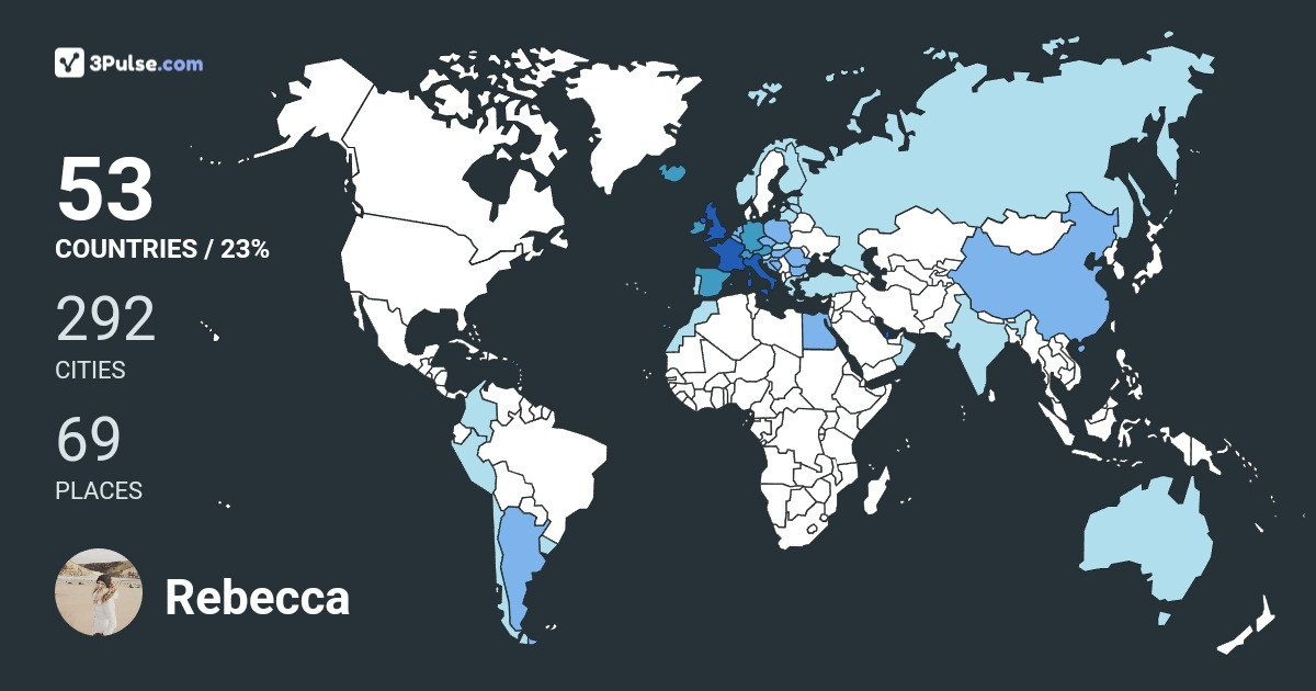 Изображение Карты путешествий Rebecca Haf