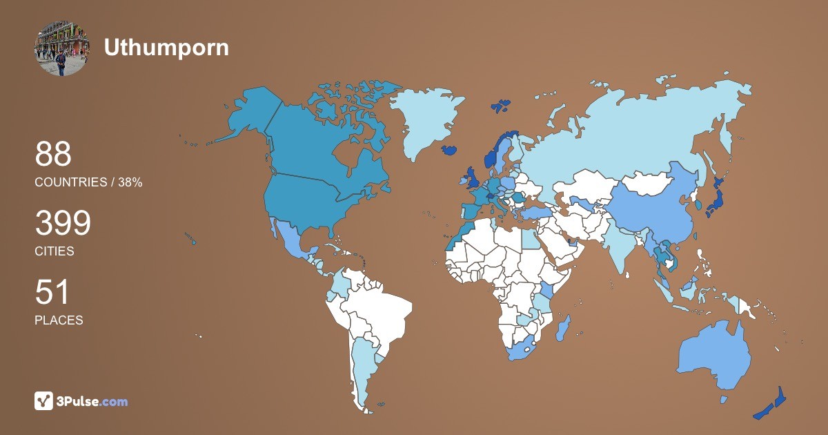 Изображение Карты путешествий Uthumporn Sungpetch