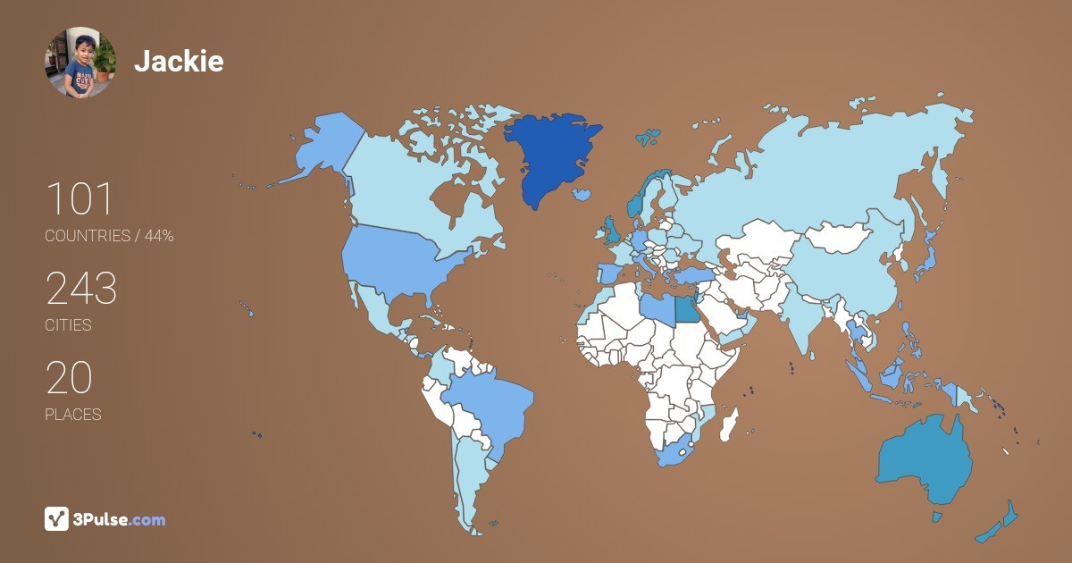 Изображение Карты путешествий Jackie Ibarreta