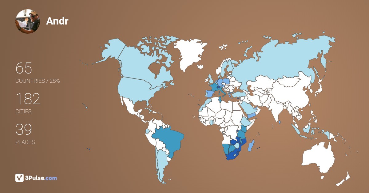Изображение Карты путешествий Andr Laget