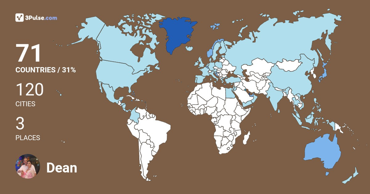Изображение Карты путешествий Dean Lacson