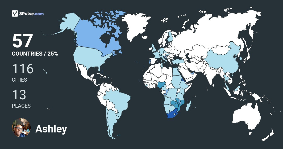 Изображение Карты путешествий Ashley Petersen