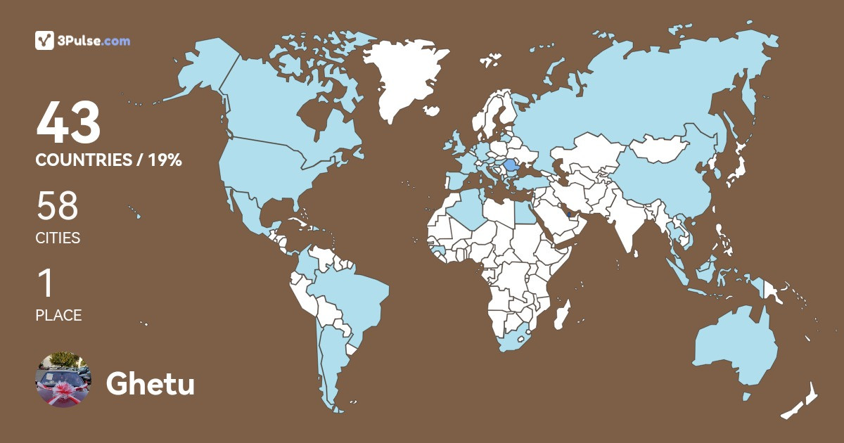 Изображение Карты путешествий Ghetu Cristian