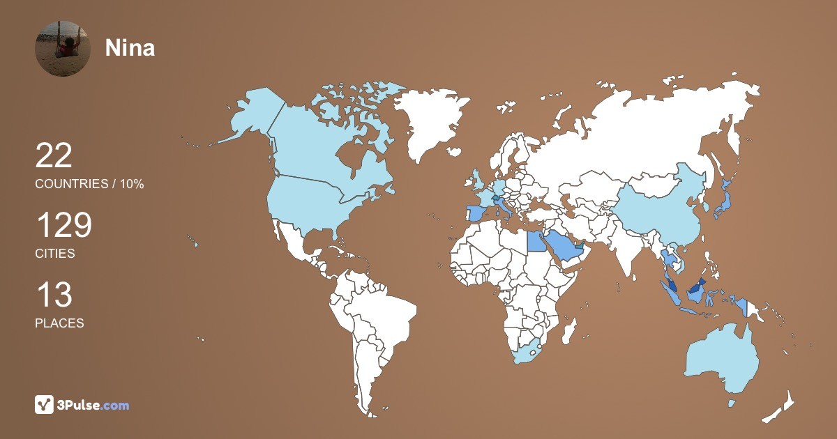 Изображение Карты путешествий Nina Kruz