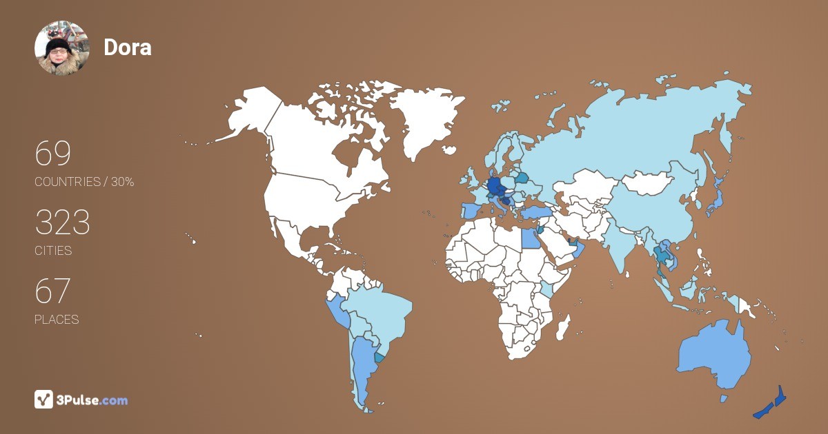 Изображение Карты путешествий Dora DT