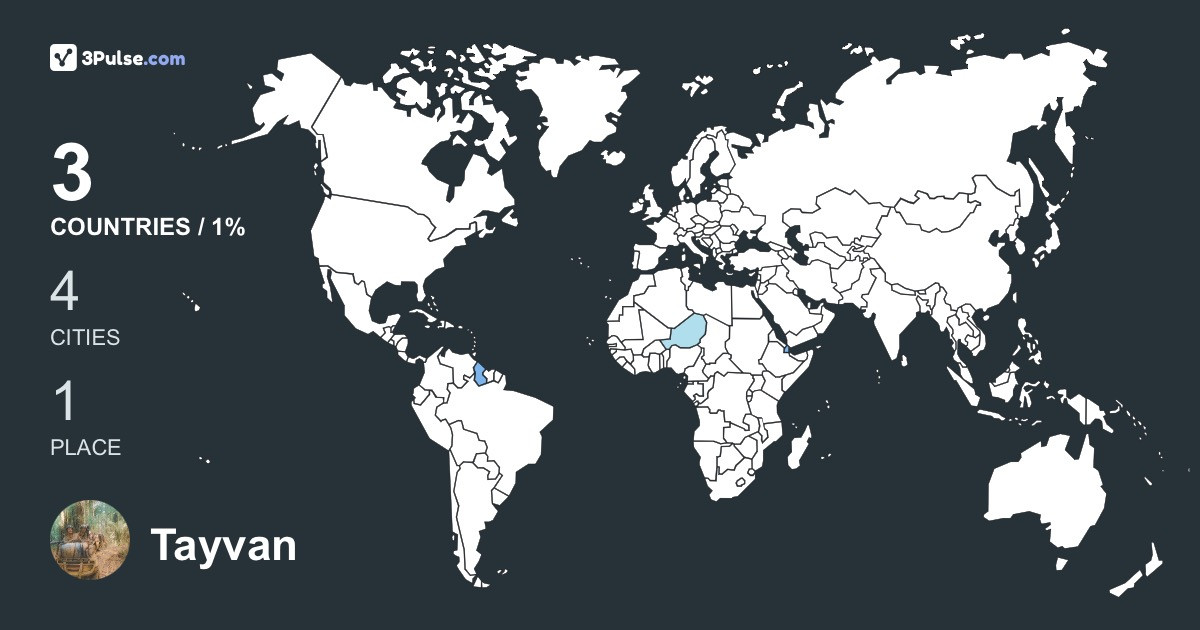 Изображение Карты путешествий Tayvan Mahragchaa