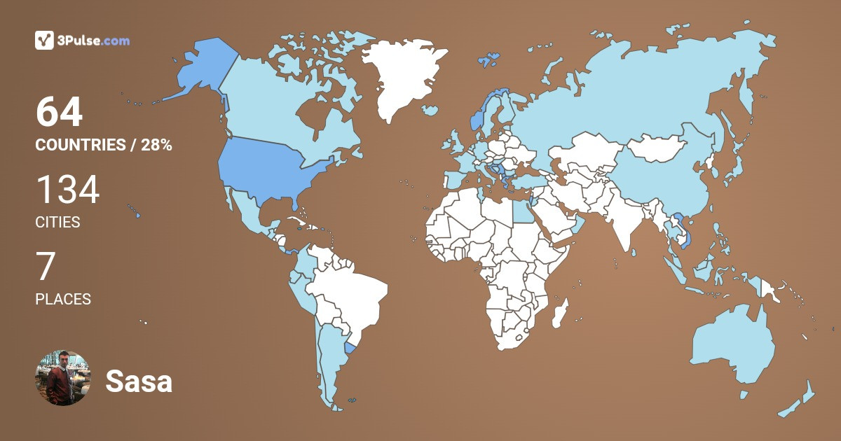 Изображение Карты путешествий Sasa Pjanic