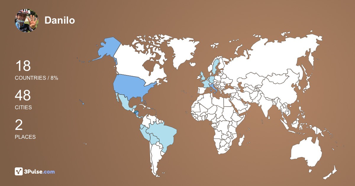 Изображение Карты путешествий Danilo Diaz