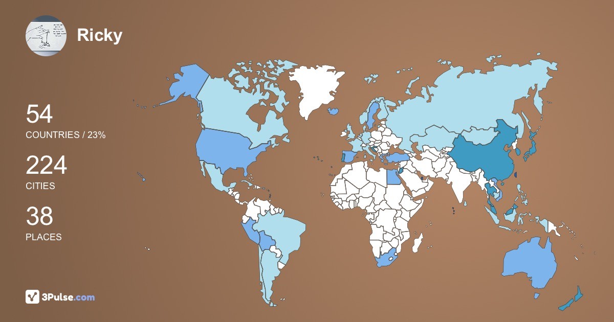 Изображение Карты путешествий Ricky Iong
