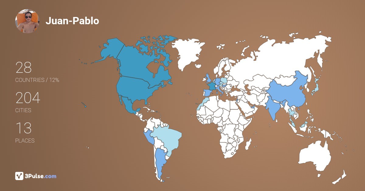 Изображение Карты путешествий Juan-Pablo Gonzalez