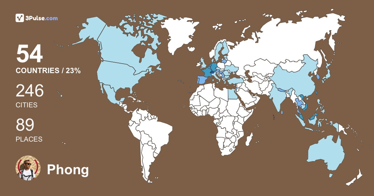 Изображение Карты путешествий Phong Huynh