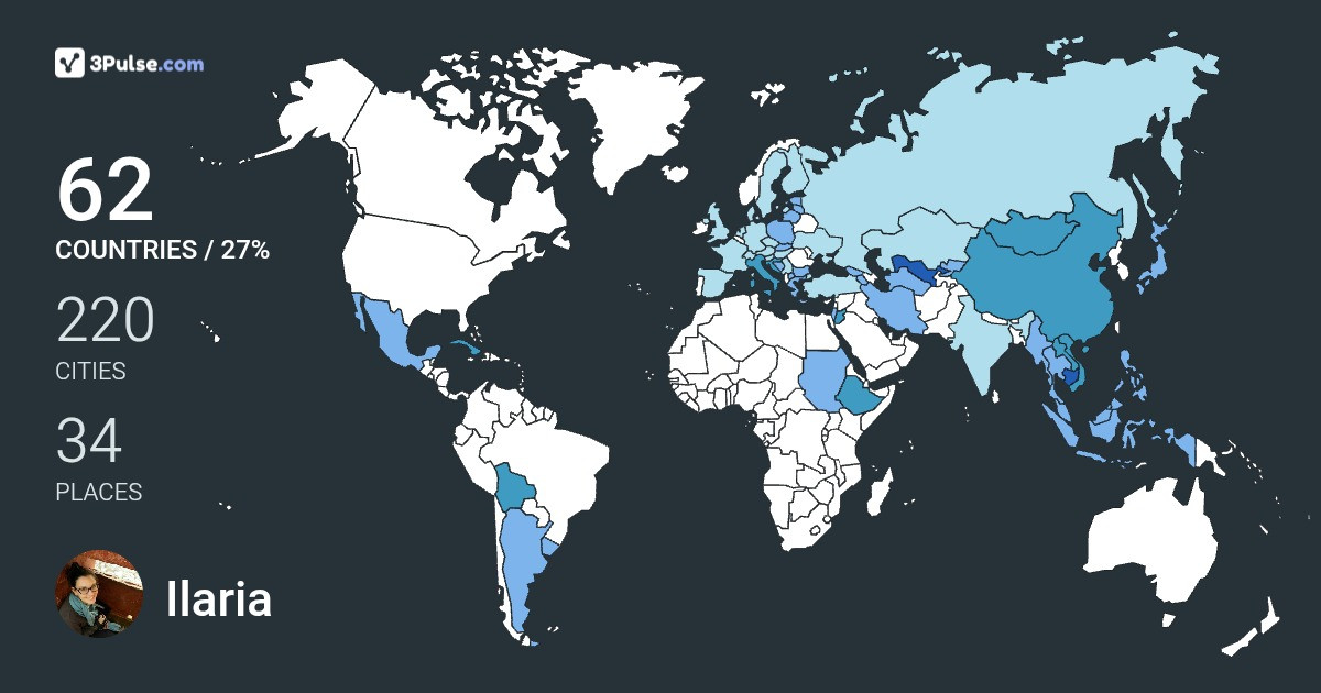 Изображение Карты путешествий Ilaria Faccin