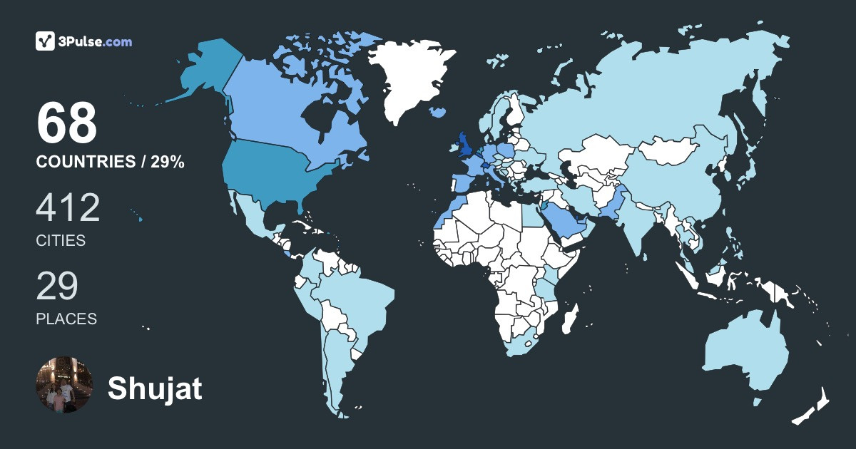 Изображение Карты путешествий Shujat Mirza