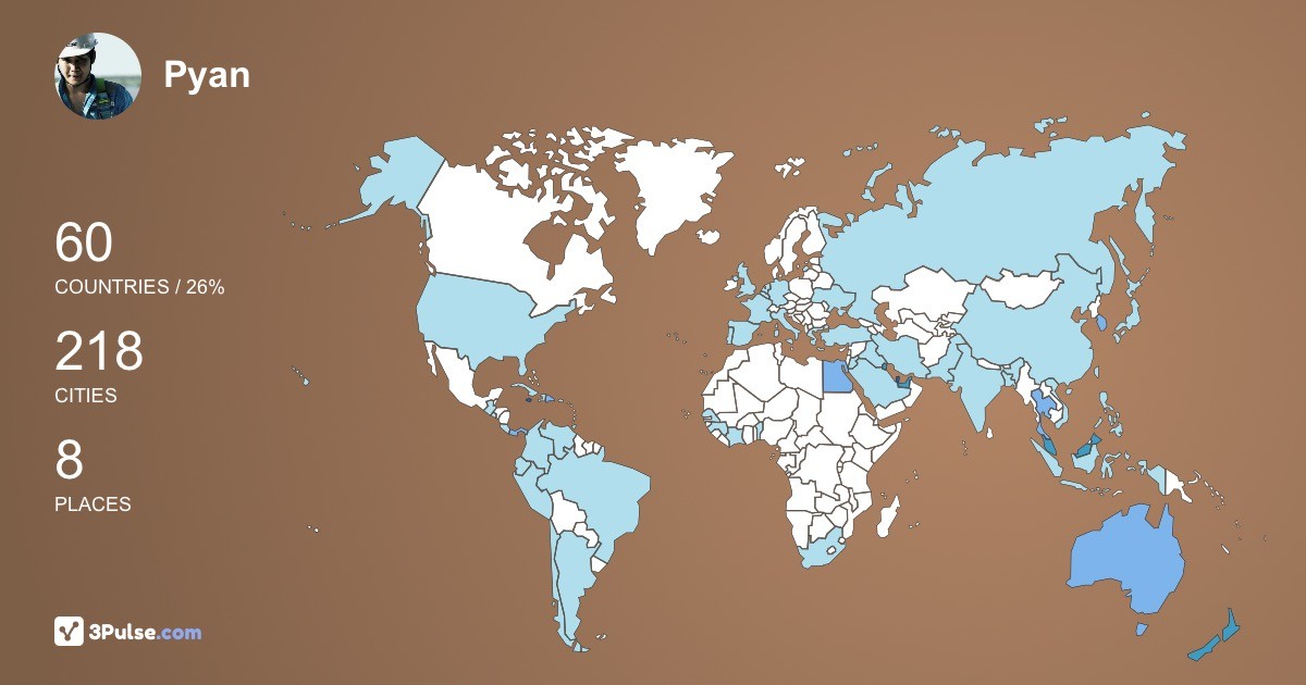 Изображение Карты путешествий Pyan Suffian