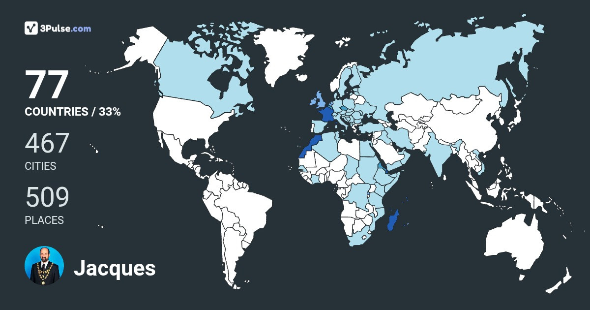 Изображение Карты путешествий Jacques Ase-Jci