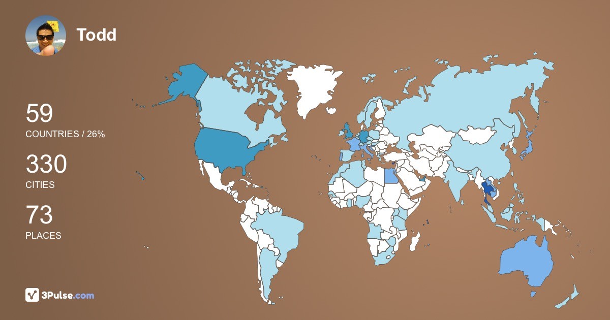 Изображение Карты путешествий Todd NK