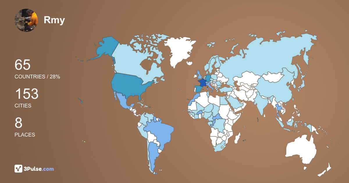 Изображение Карты путешествий Rmy Cornesse