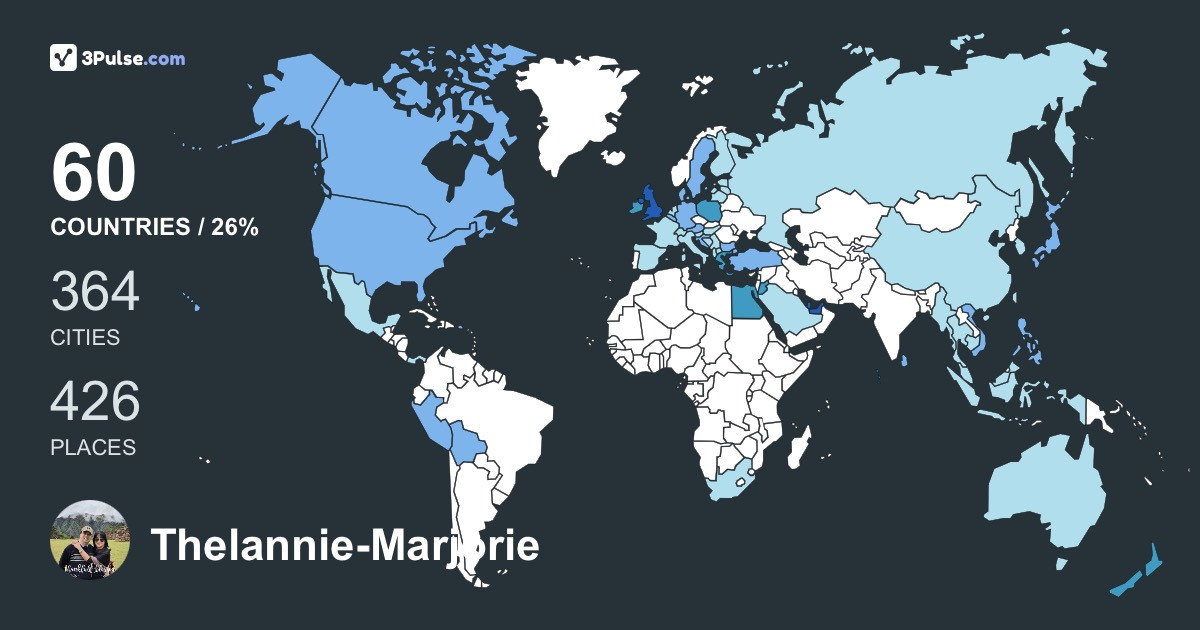 Изображение Карты путешествий Thelannie-Marjorie Somera-Ingalla
