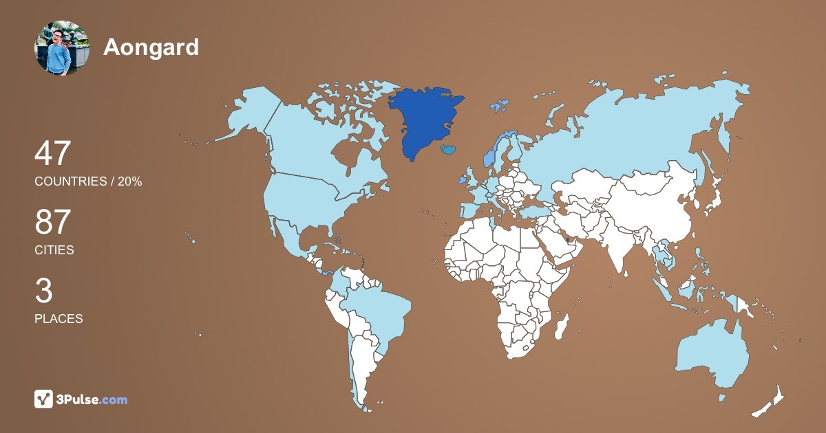 Изображение Карты путешествий Aongard Nammontri