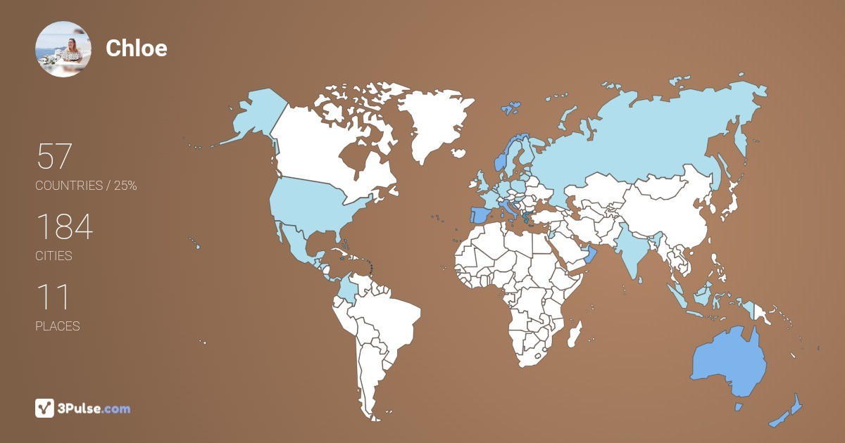 Изображение Карты путешествий Chloe April