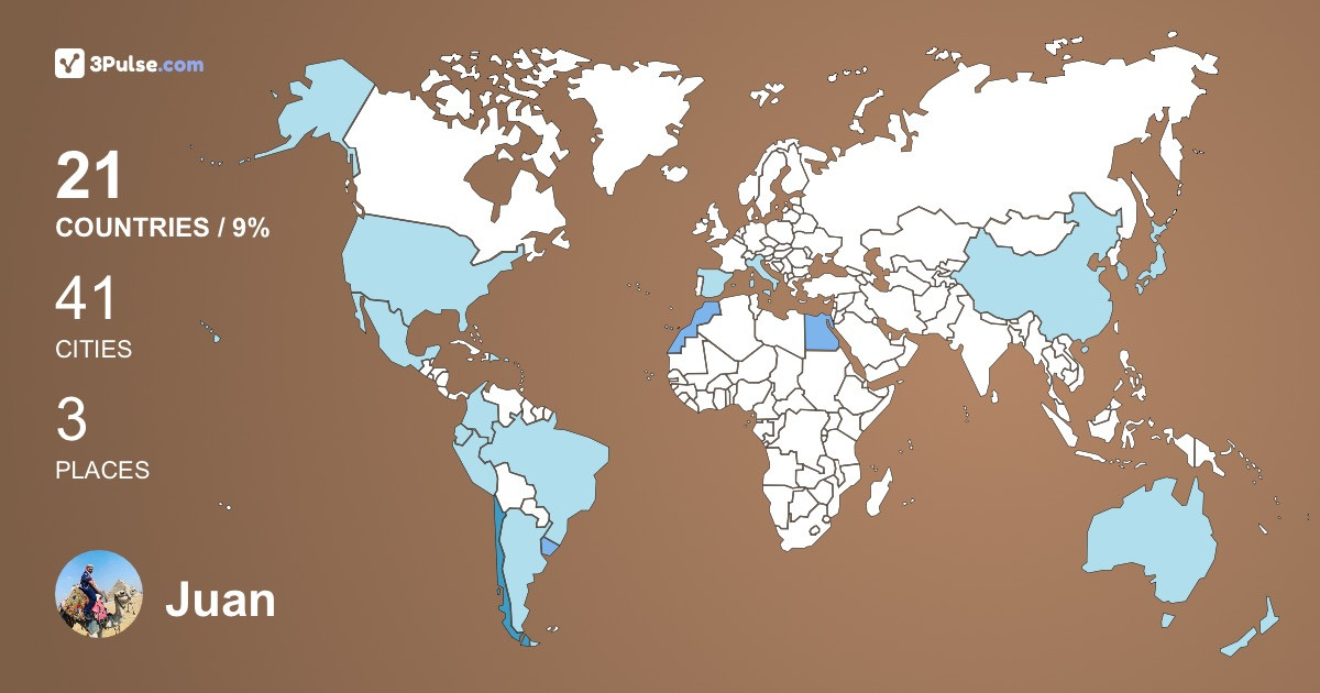 Изображение Карты путешествий Juan Gac
