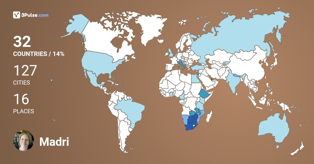 Изображение Карты путешествий Madri Rensburg
