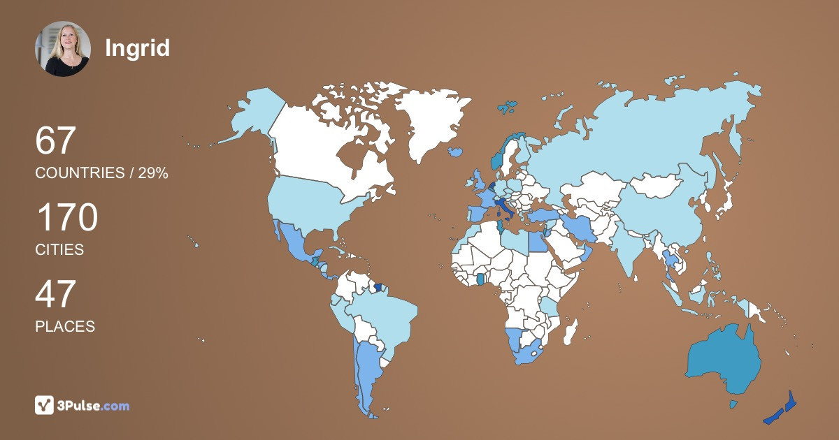 Изображение Карты путешествий Ingrid Janssens