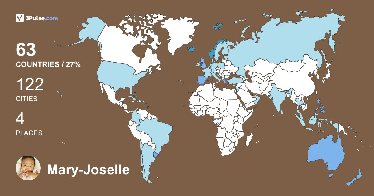 Mary-Joselle Navarro's Travel Map Image