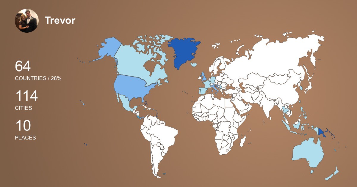 Изображение Карты путешествий Trevor Morton
