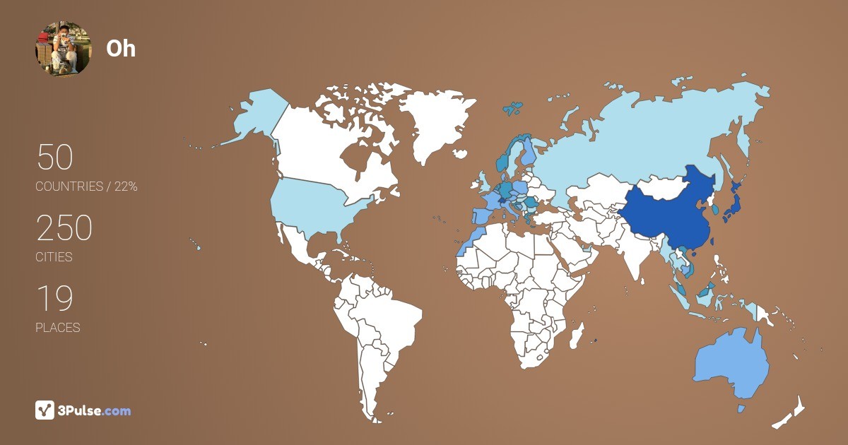 Изображение Карты путешествий Oh Peter