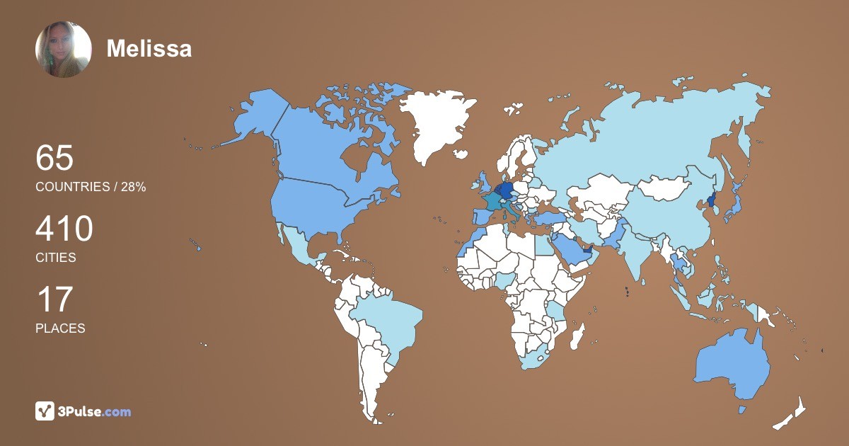 Изображение Карты путешествий Melissa Schabracq