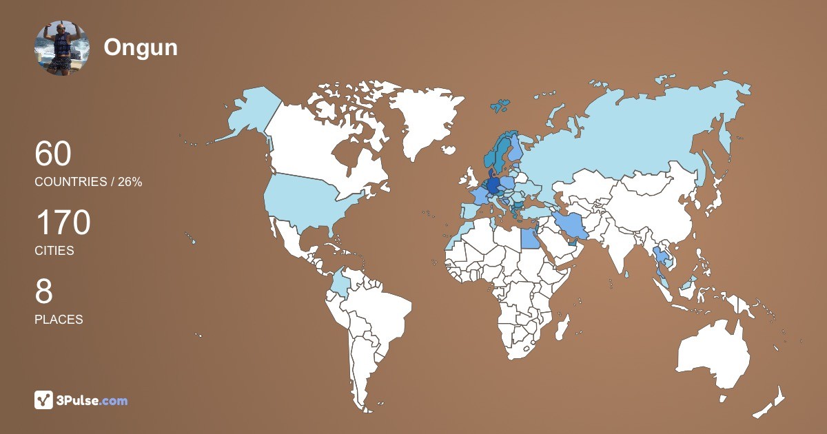 Изображение Карты путешествий Ongun Saden