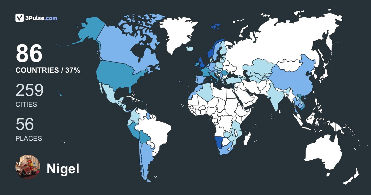 Изображение Карты путешествий Nigel Richardson