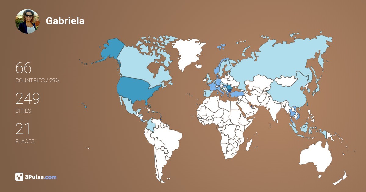 Изображение Карты путешествий Gabriela Postolache