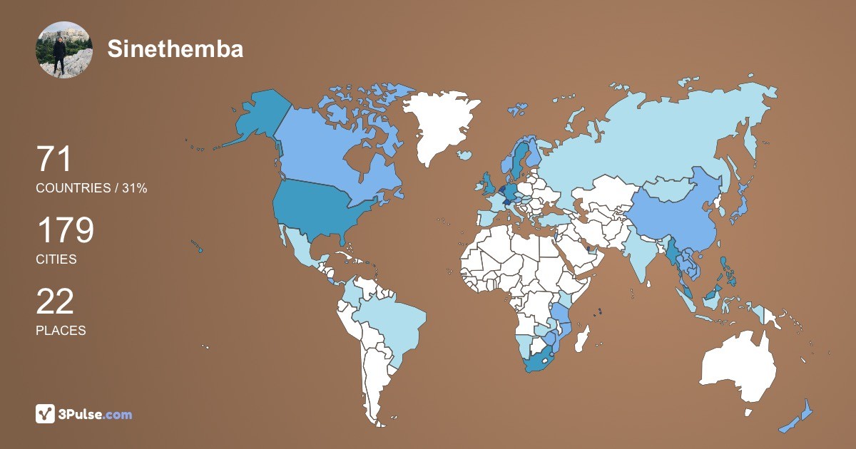 Изображение Карты путешествий Sinethemba de-Afrisian