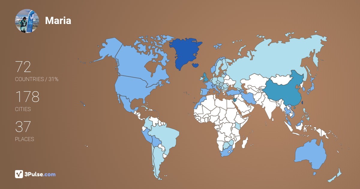 Изображение Карты путешествий Maria Wu