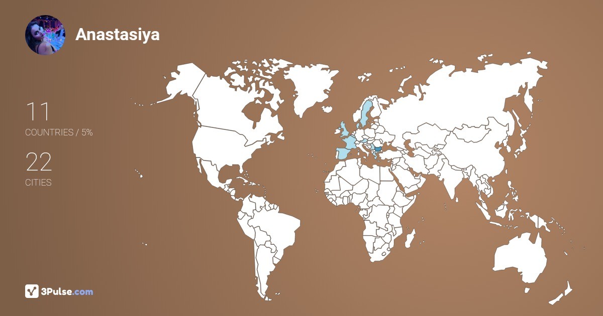 Изображение Карты путешествий Anastasiya Nastya