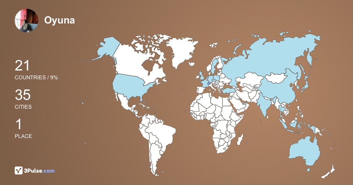 Изображение Карты путешествий Oyuna Dsrn