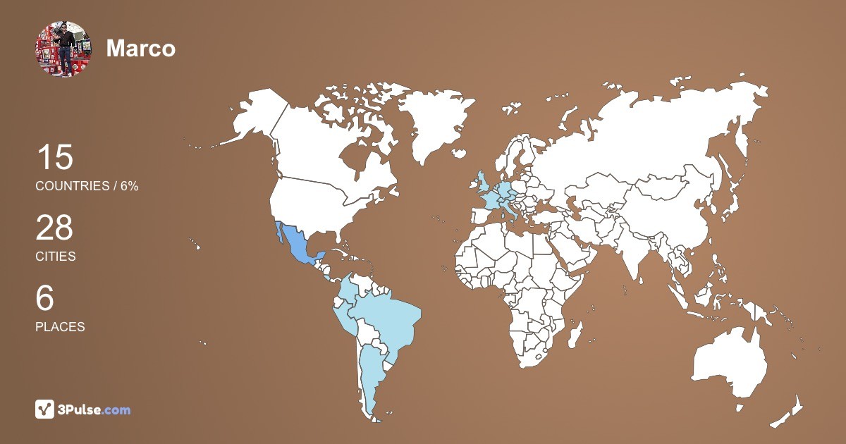Изображение Карты путешествий Marco Vera