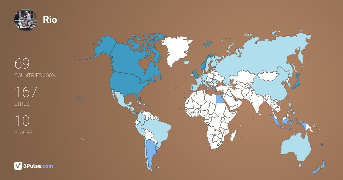 Изображение Карты путешествий Rio Galih-Prakoso