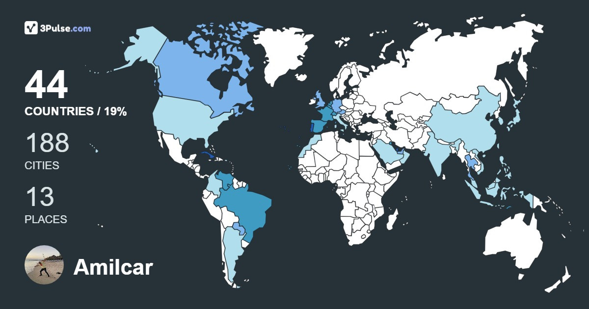 Изображение Карты путешествий Amilcar Neves