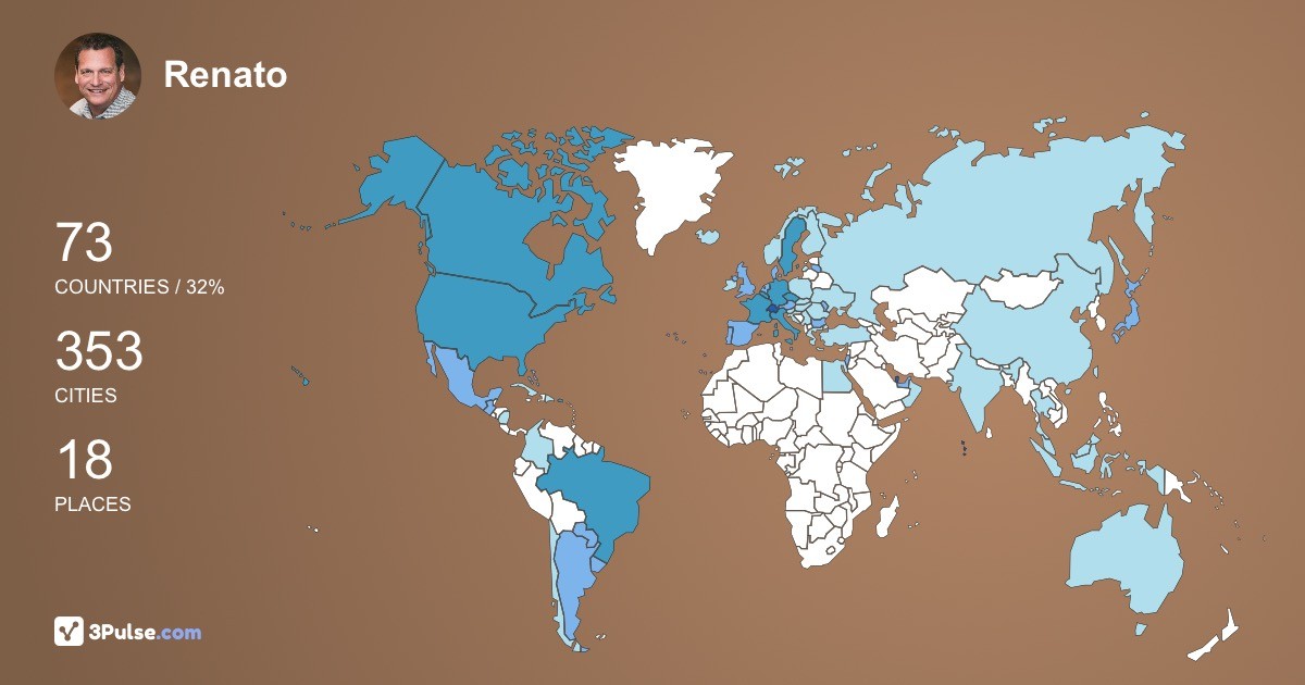 Изображение Карты путешествий Renato Beninatto